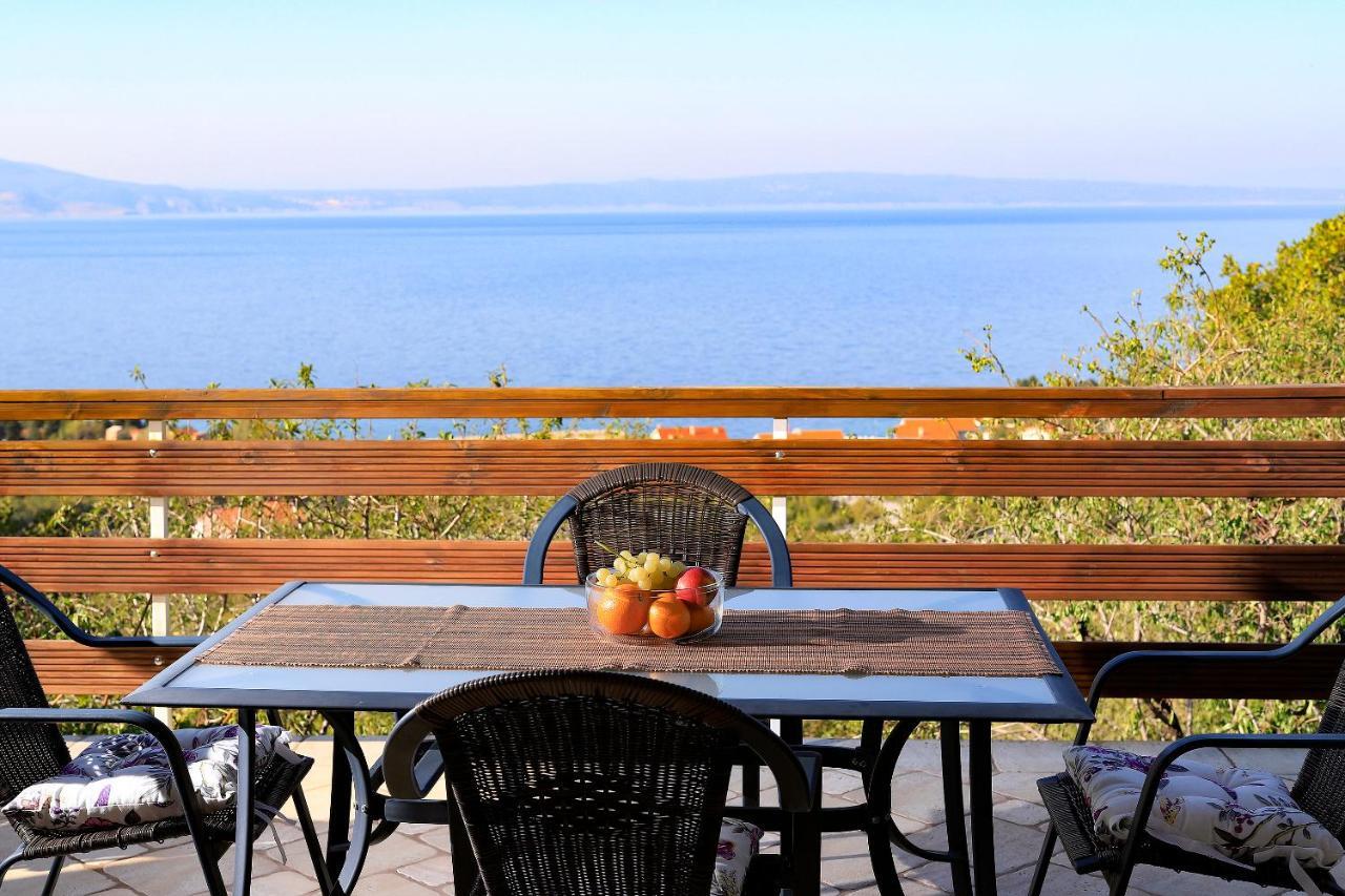 Apartment Vincent With Beautiful Sea View Terrace Klenovica Exterior photo