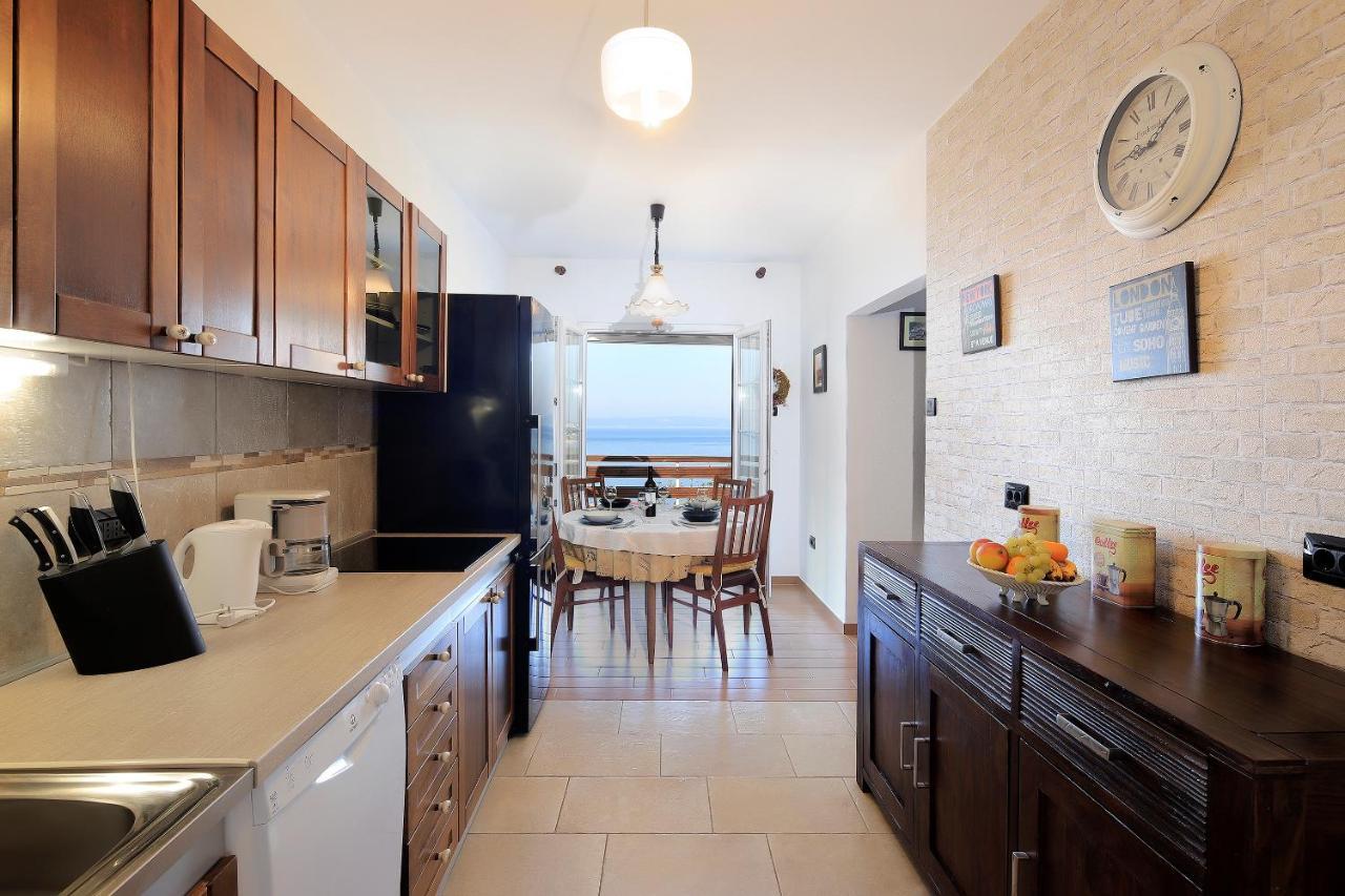Apartment Vincent With Beautiful Sea View Terrace Klenovica Exterior photo